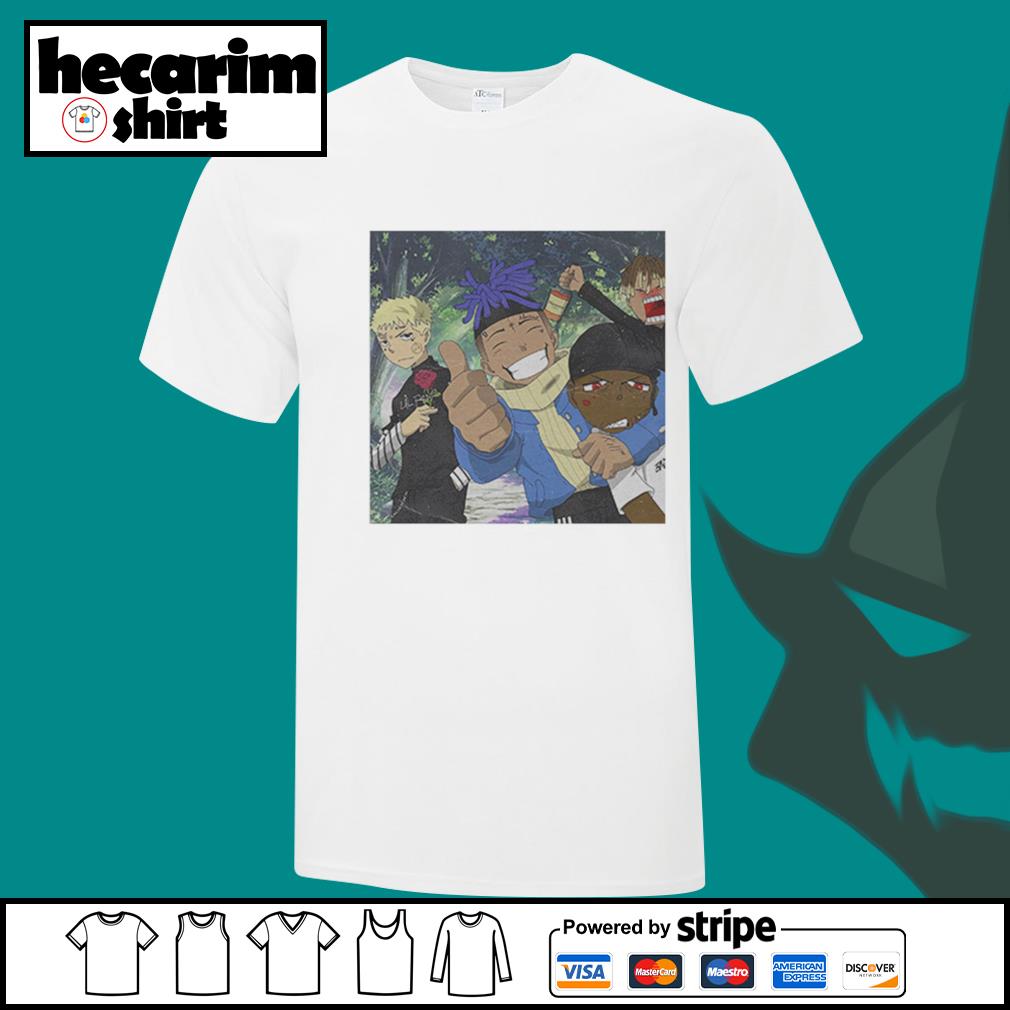 lil peep anime shirt