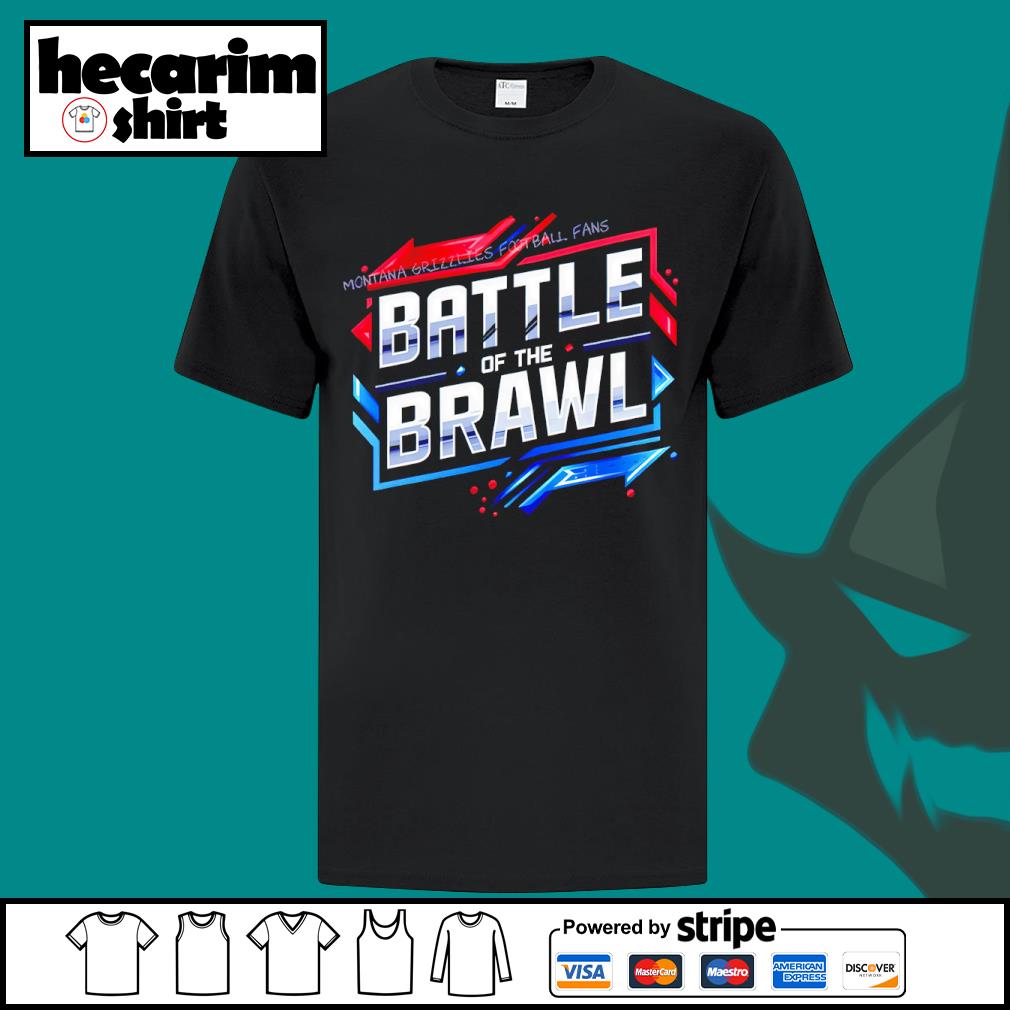 Dalatshirt battle of the brawl Montana Grizzlies football fans shirt