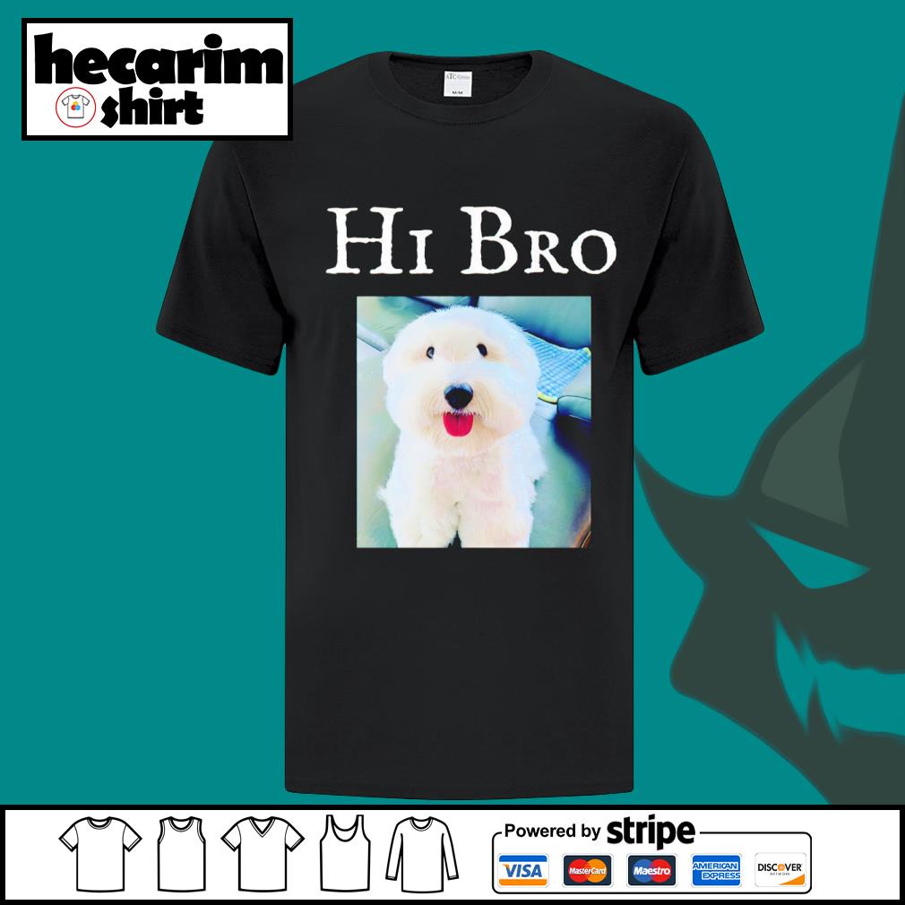 Dalatshirt hi Bro cute dog shirt